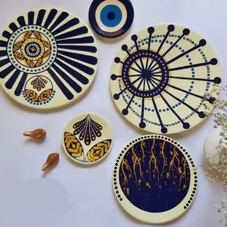 دیوارکوب دکوراتیو پنج تکه