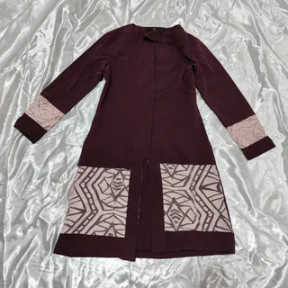 مانتو مزون دوز زرشکی