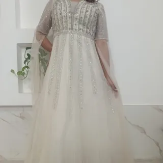 لباس مجلسی نباتی روشن