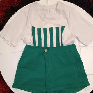 ست شلوارک و تی شرت شیک