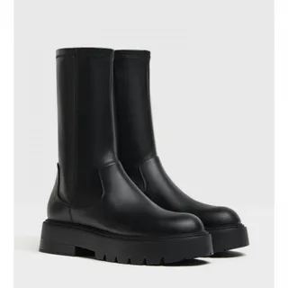 بوت چرم زنانه Bershka