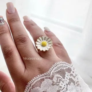 انگشتر بابونه  فری سایز