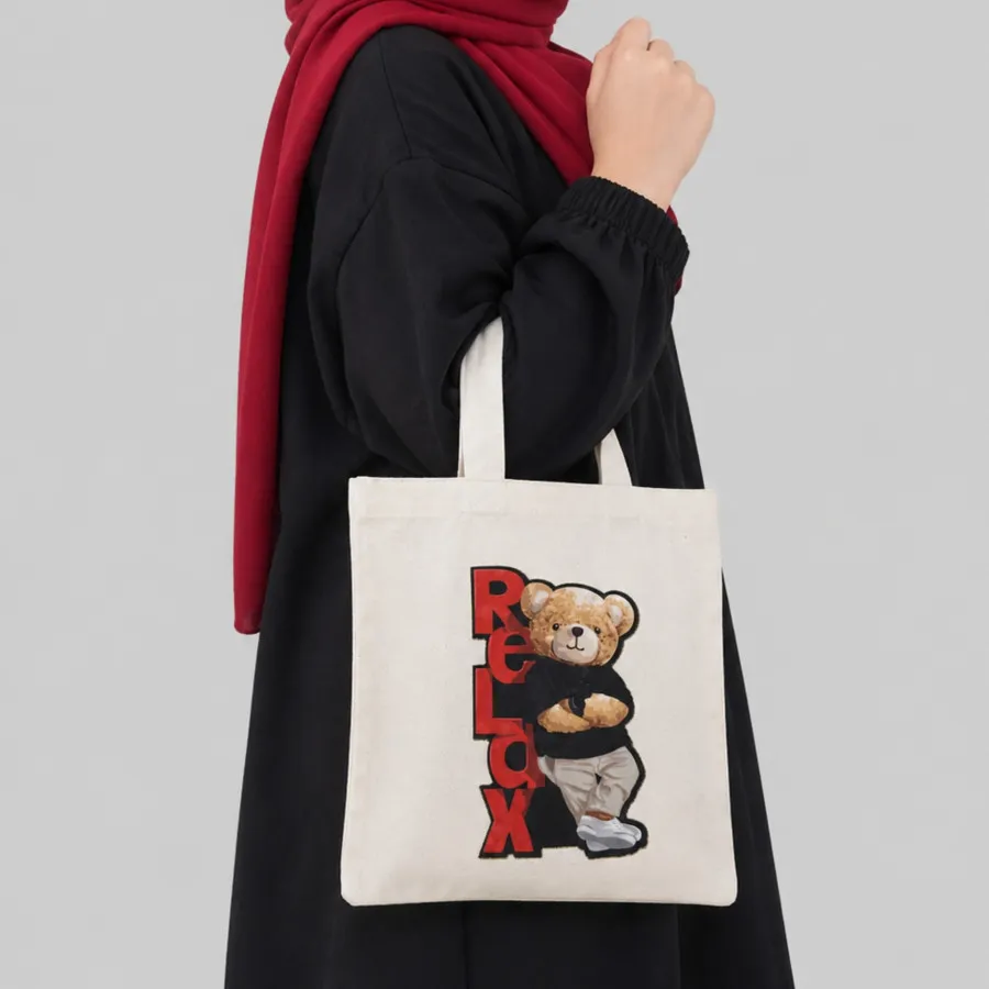 کیف پارچه ای طرح تدی