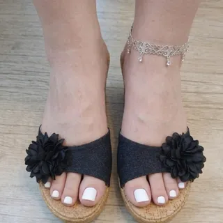 دمپایی صندل لژ دار زنانه