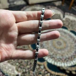 دستبند نگین ابی