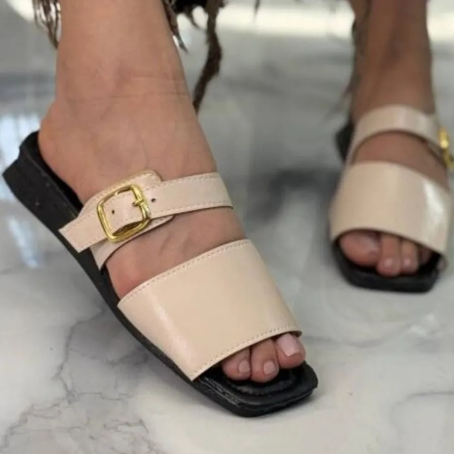 صندل زنانه مجلسی چرم