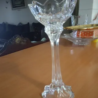 شمعدون کریستال یک عدد