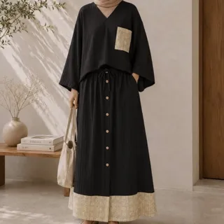 ست شومیز دامن کژوال لینن