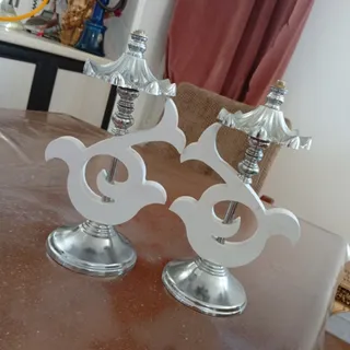 دو عدد شمعدان