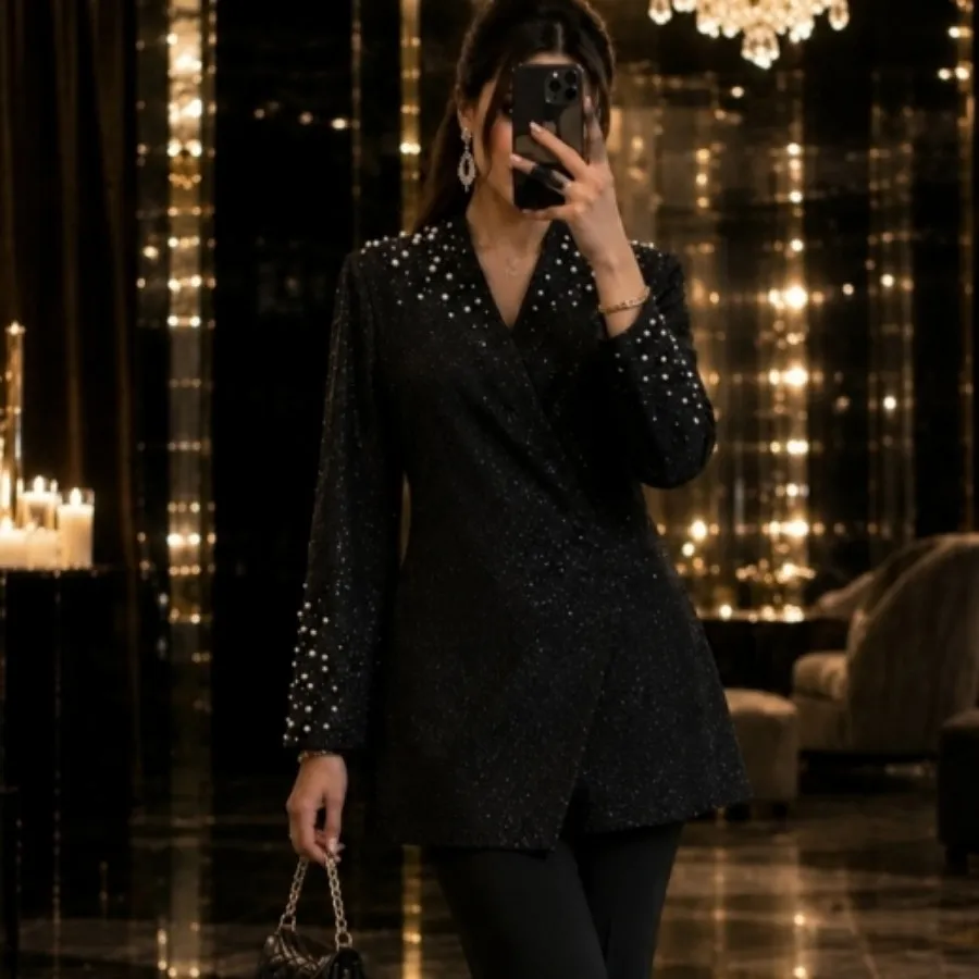 شومیز شاین نگین دار✨