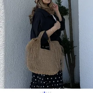 ست کیف و کلاه رافیا