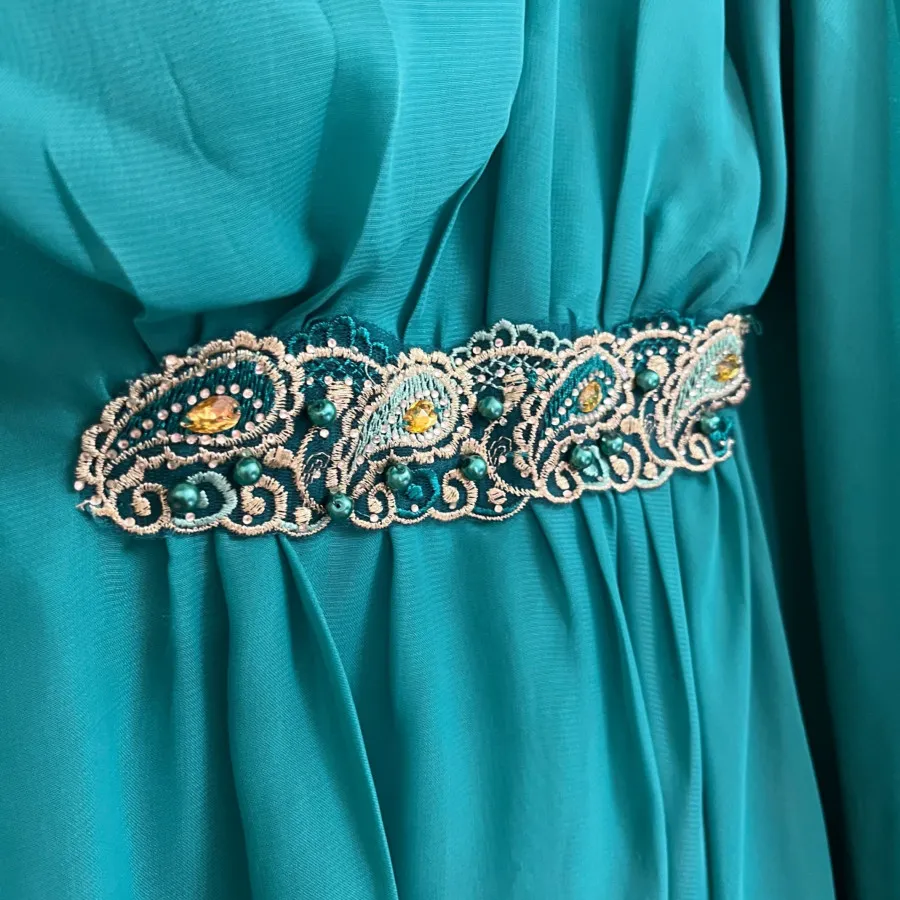 پیراهن مجلسی سبز