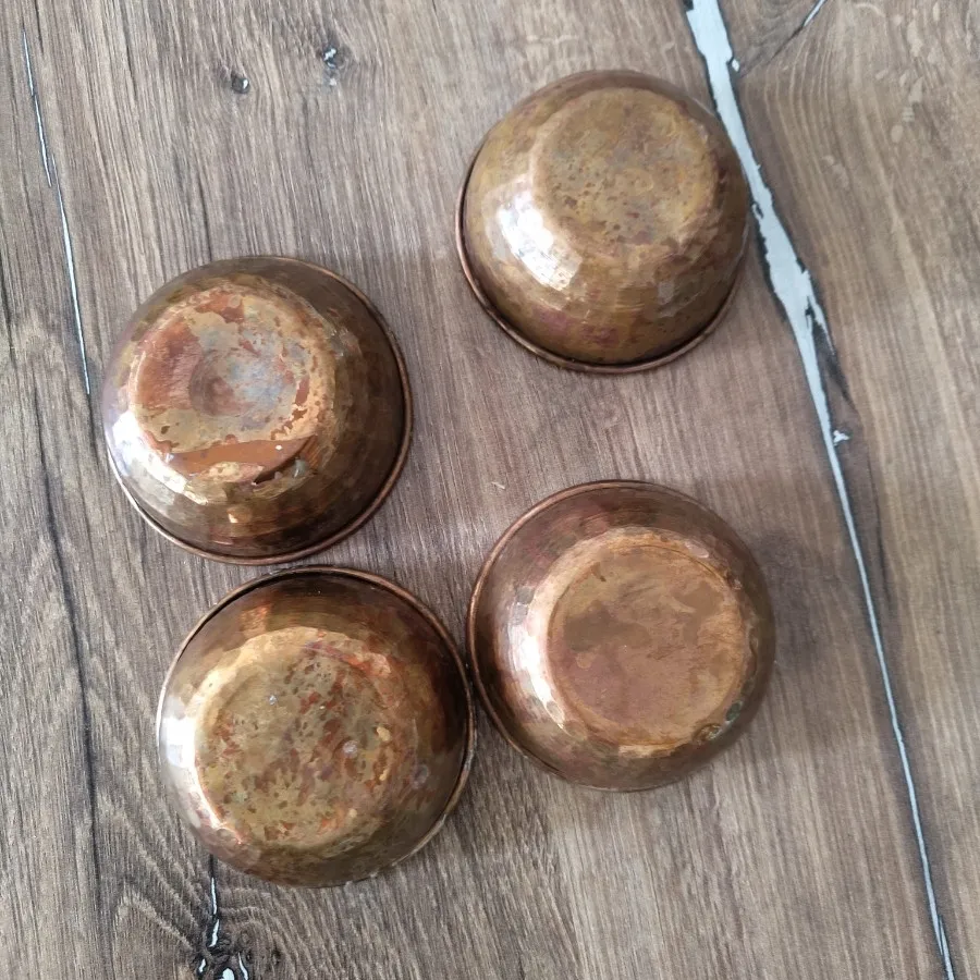 پیاله  چکشی مسی