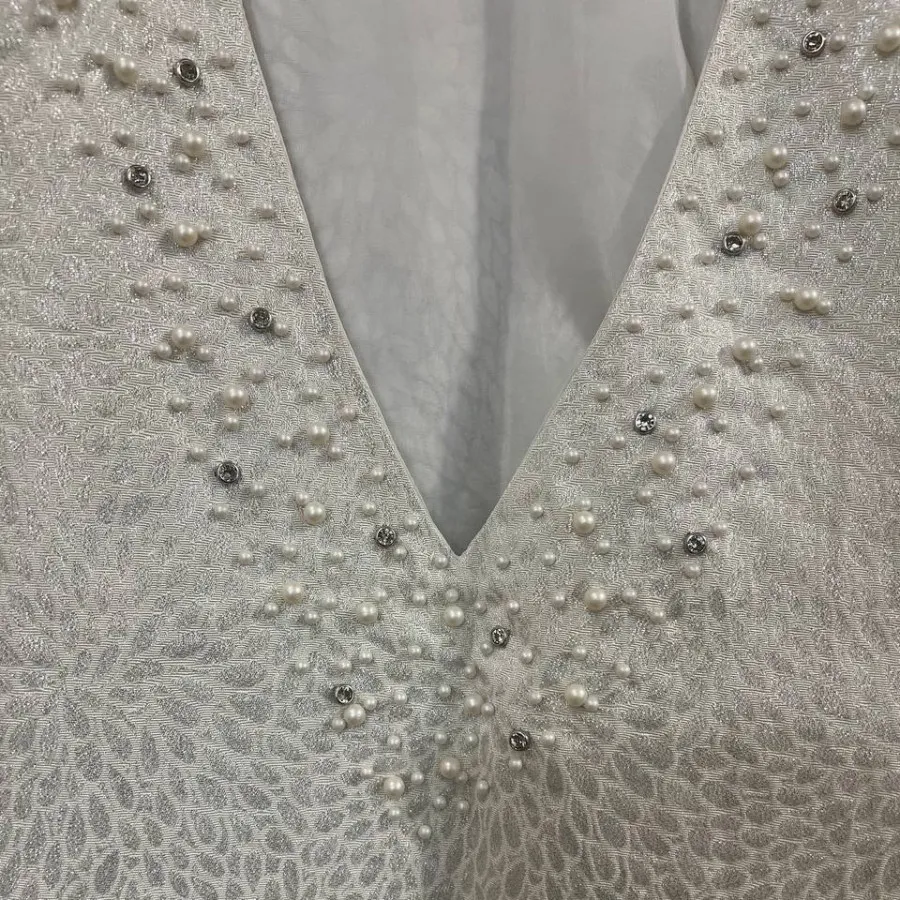 پیراهن کارشده مزون دوز