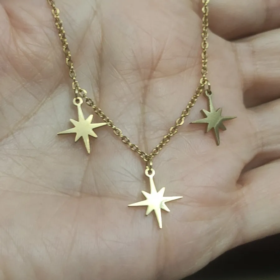 گردنبند ستاره کپی طلا