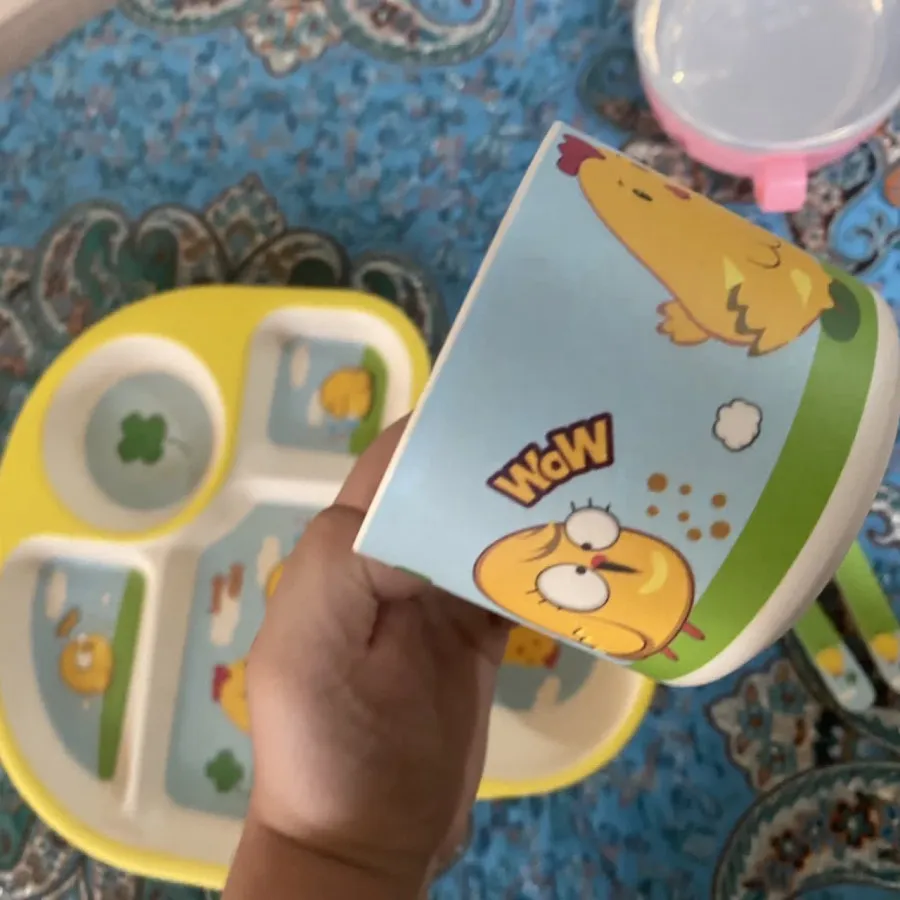 ظرف غذاخوری کودک بامبو