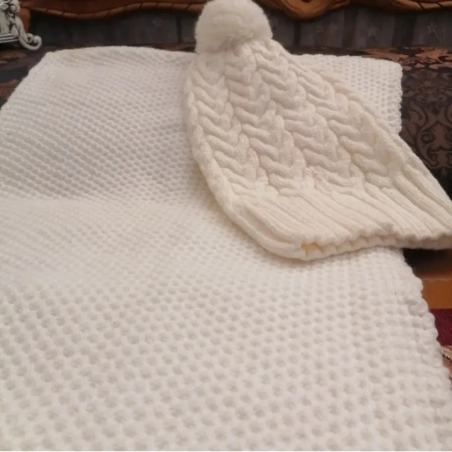 کلاه شال گردن ست