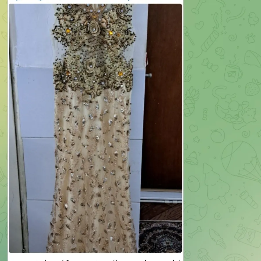 پیراهن مجلسی تمام سنگدوزی