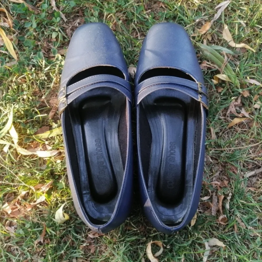 کفش سرمه‌ای بالرین
