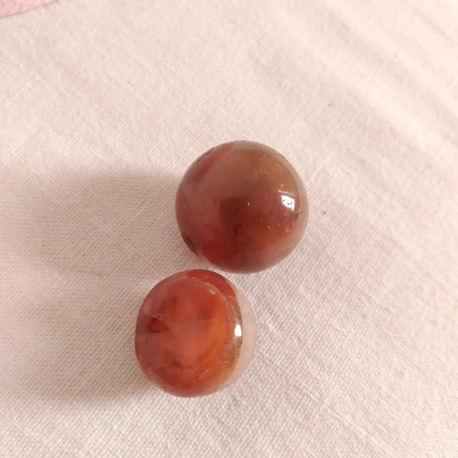 گوی و مهره سنگ عقیق معدنی