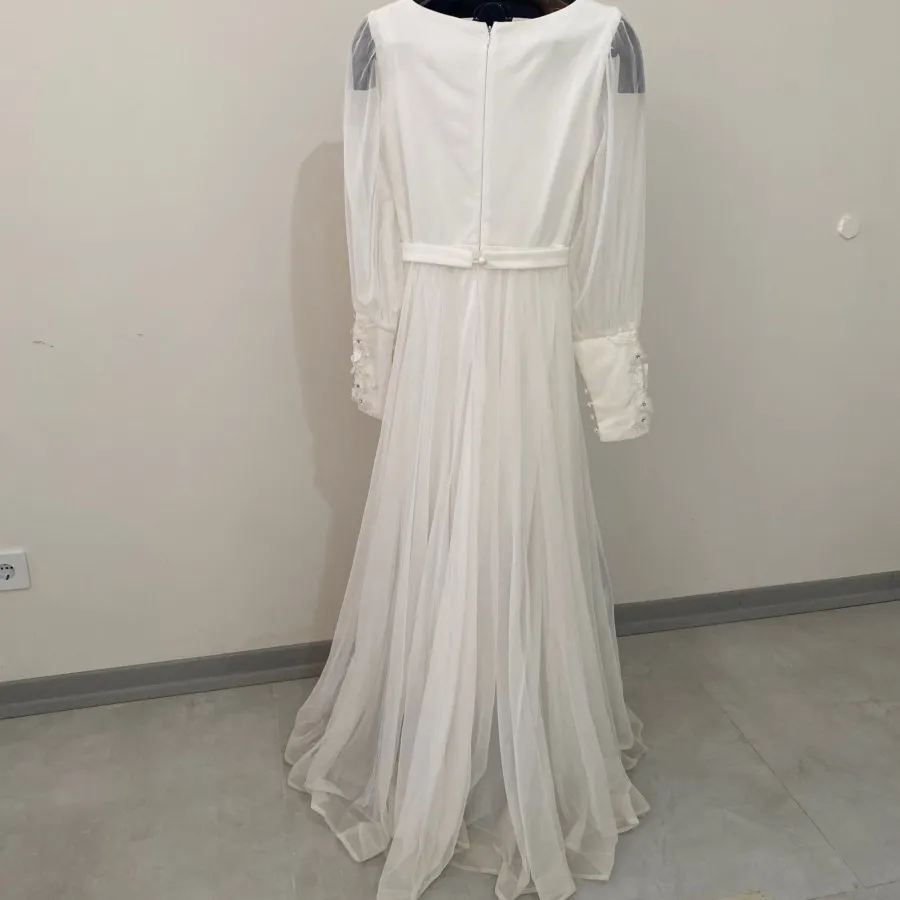 پیراهن مجلسی سفید