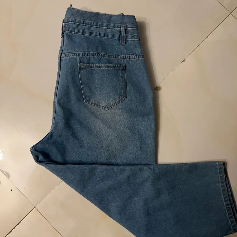 شوار جین ناف نما