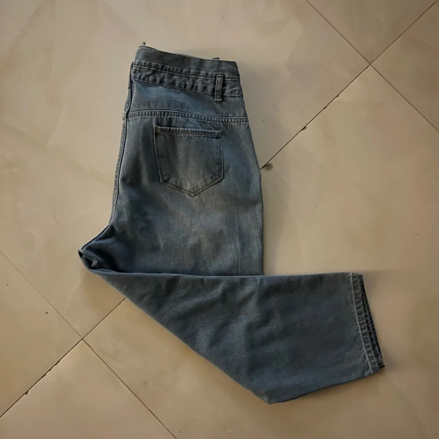 شوار جین ناف نما