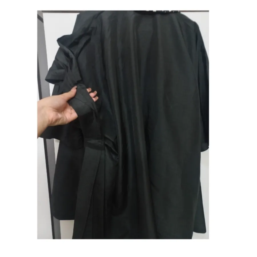 مانتو مشکی مزونی شیک
