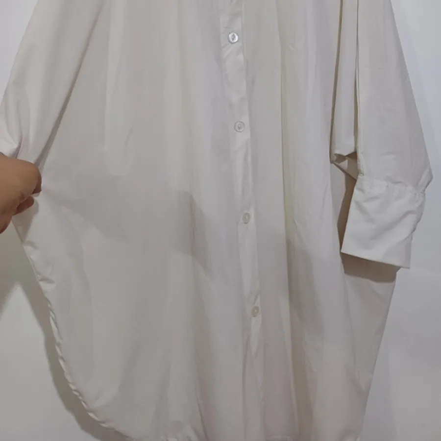 شومیز مانتویی سفید