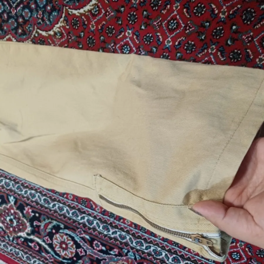 شلوار کتان کارگو
