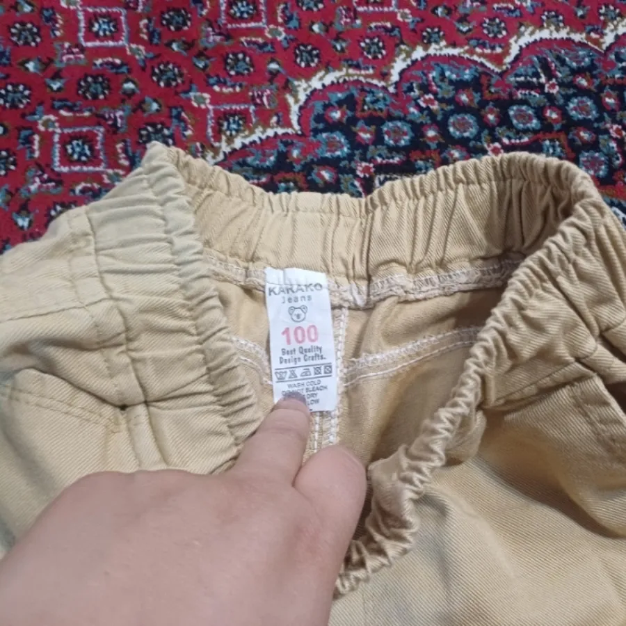 شلوار کتان کارگو