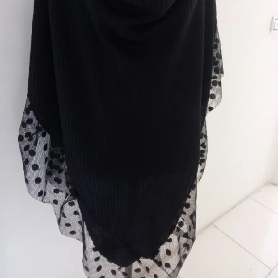 روسری مجلسی  مشکی