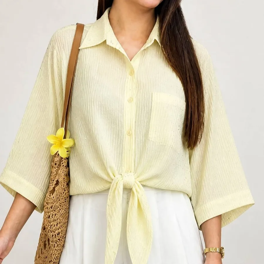 شومیز گره نگین