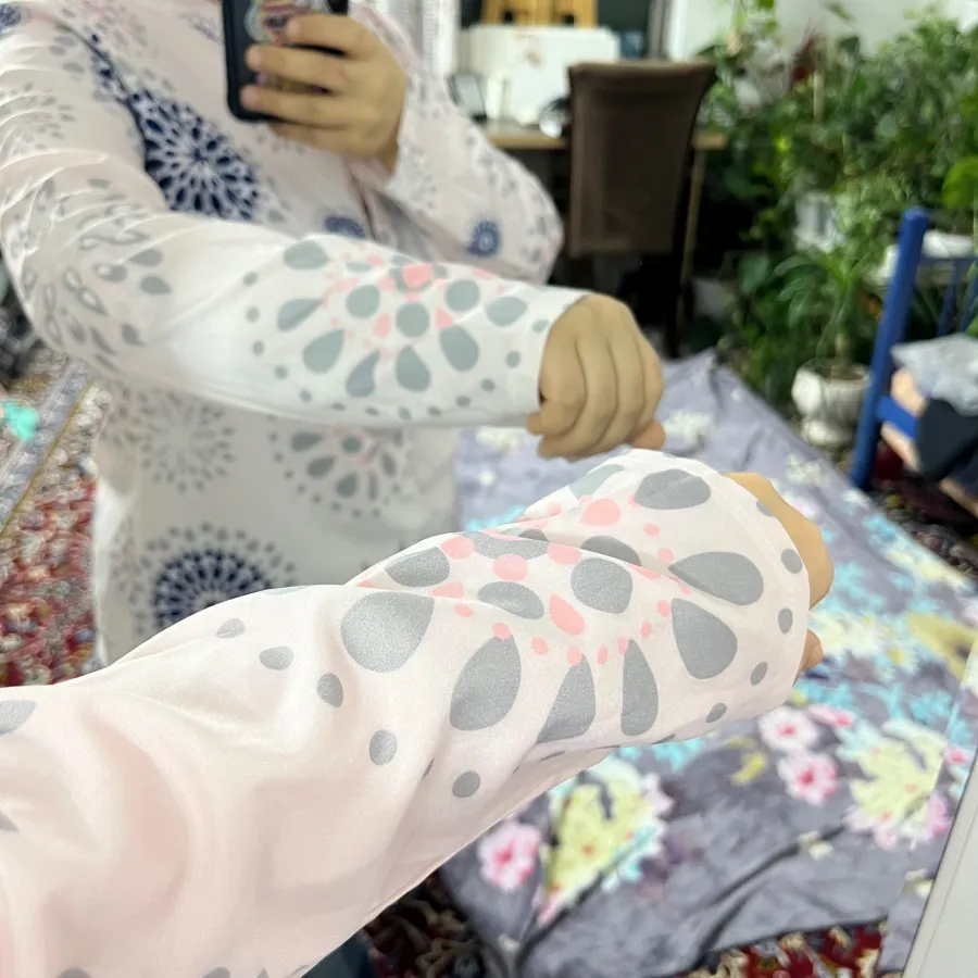 شومیز ساتن طرح دار