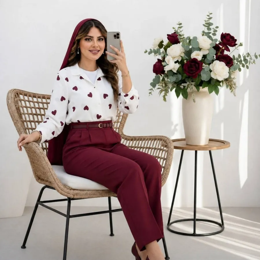 شومیز شلوار بگ