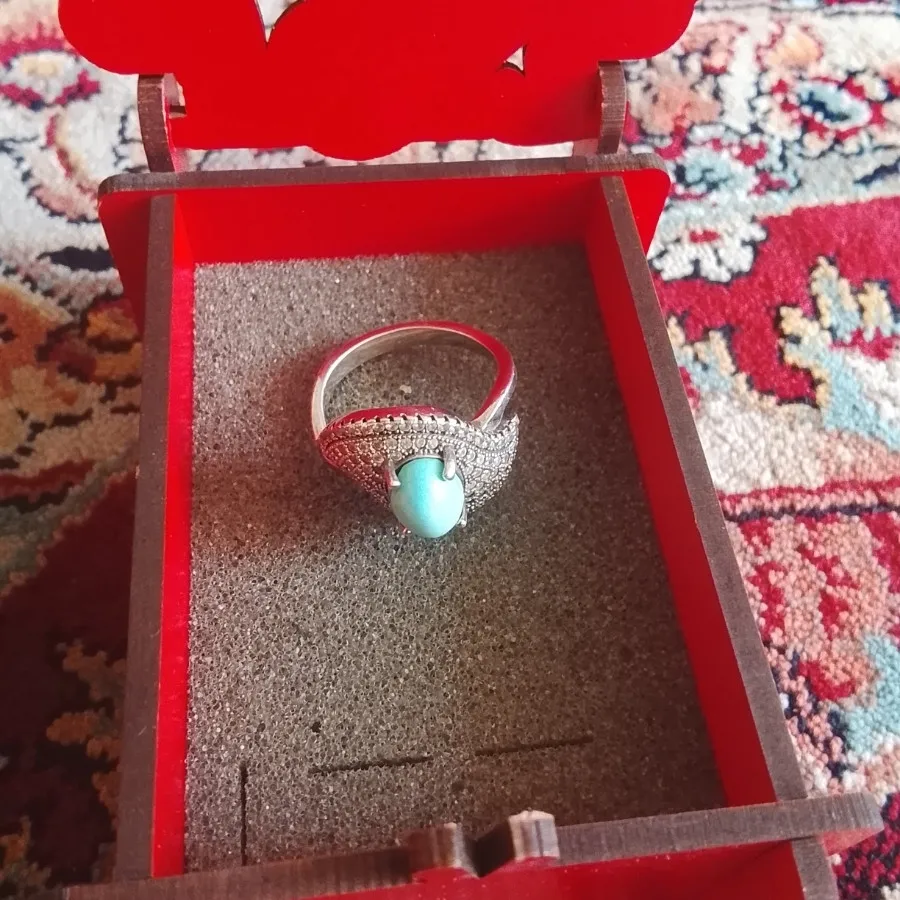 انگشتر نقره زیبا