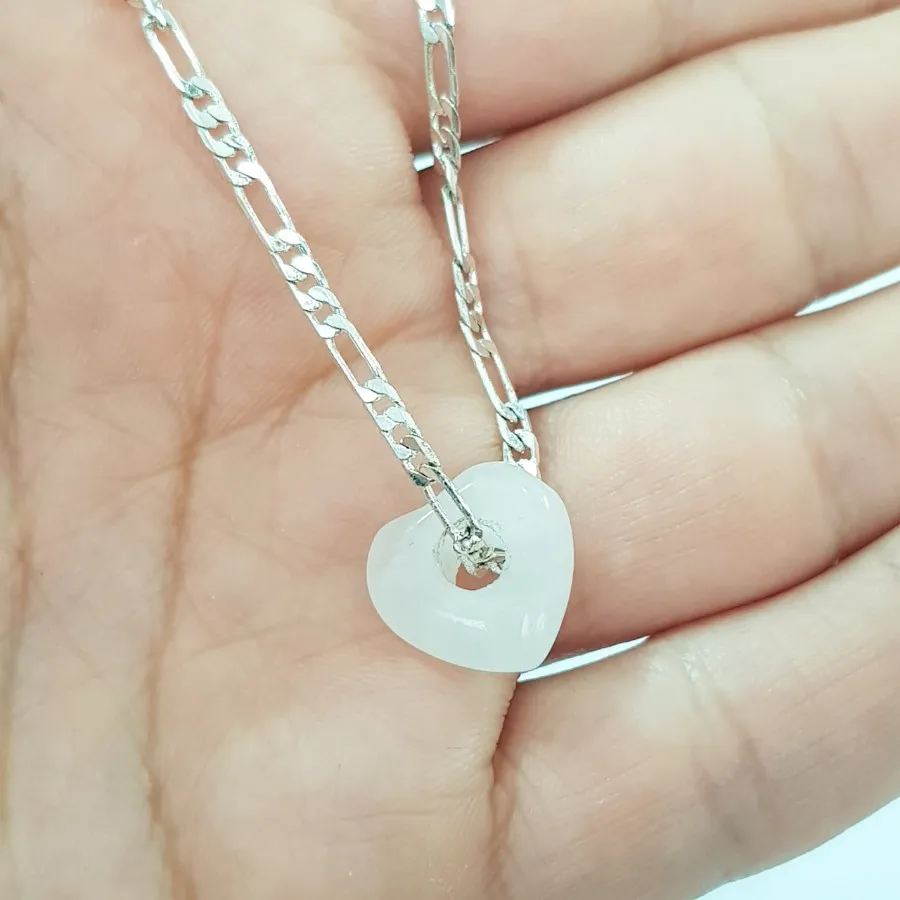 گردنبند آویز سنگ کوارتز