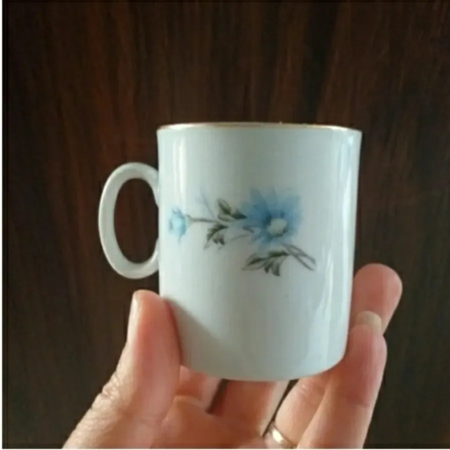 فنجان و نعلبکی چینی کاغذی