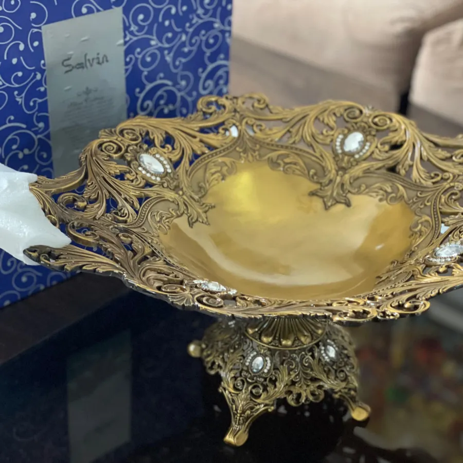 ظرف میوه خوری نگین دار