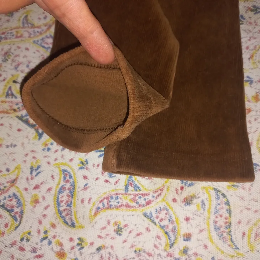 شلوار مخمل قهوه ای