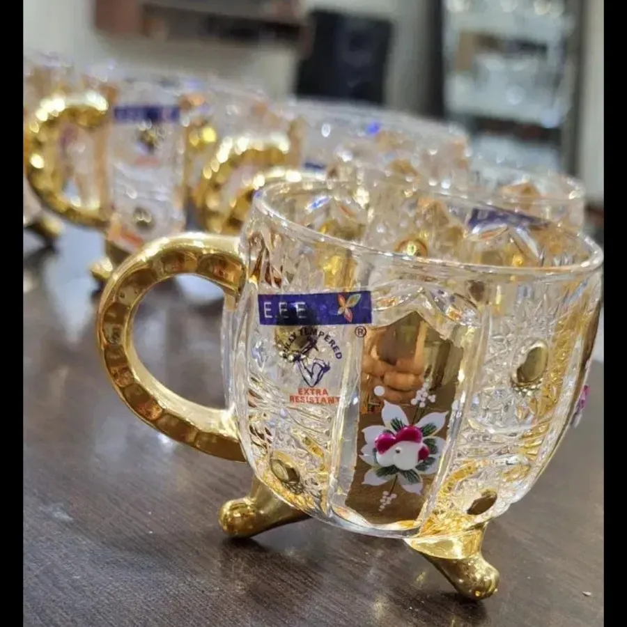 فنجون طلاکوب بوهمیا چک