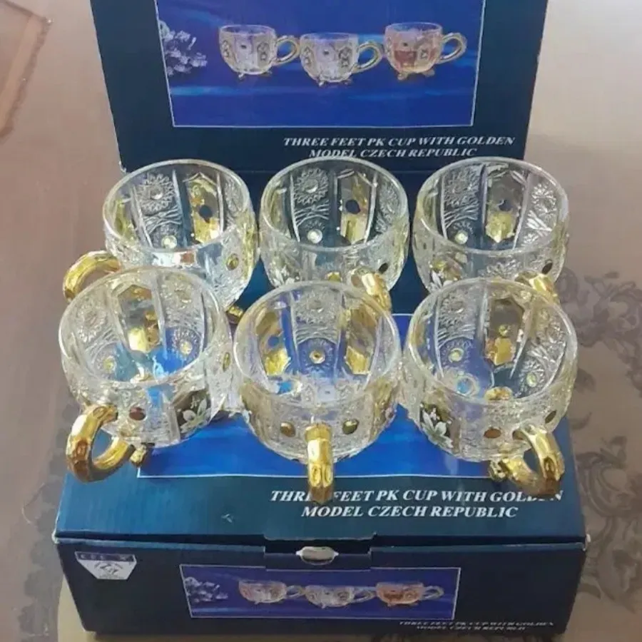 فنجون طلاکوب بوهمیا چک