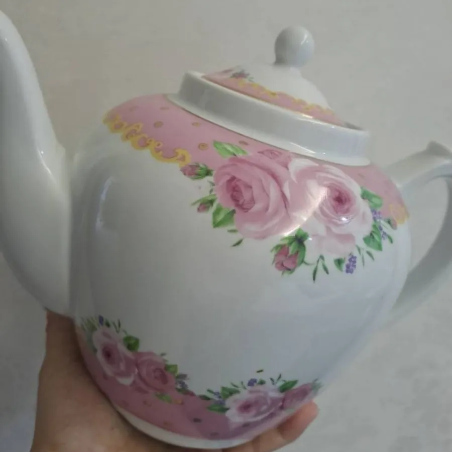 قوری گلدار بزرگ