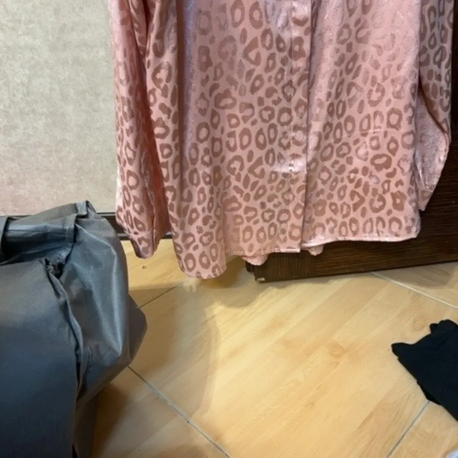 شومیز ساتن پلنگی