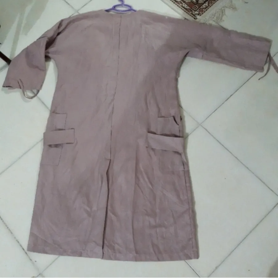 مانتو بارونی صورتی طرحدار