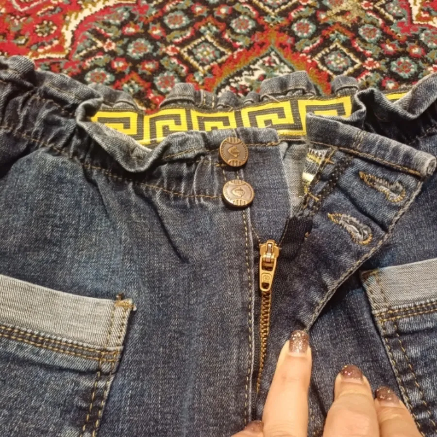 شلوار جین کمر هویجی