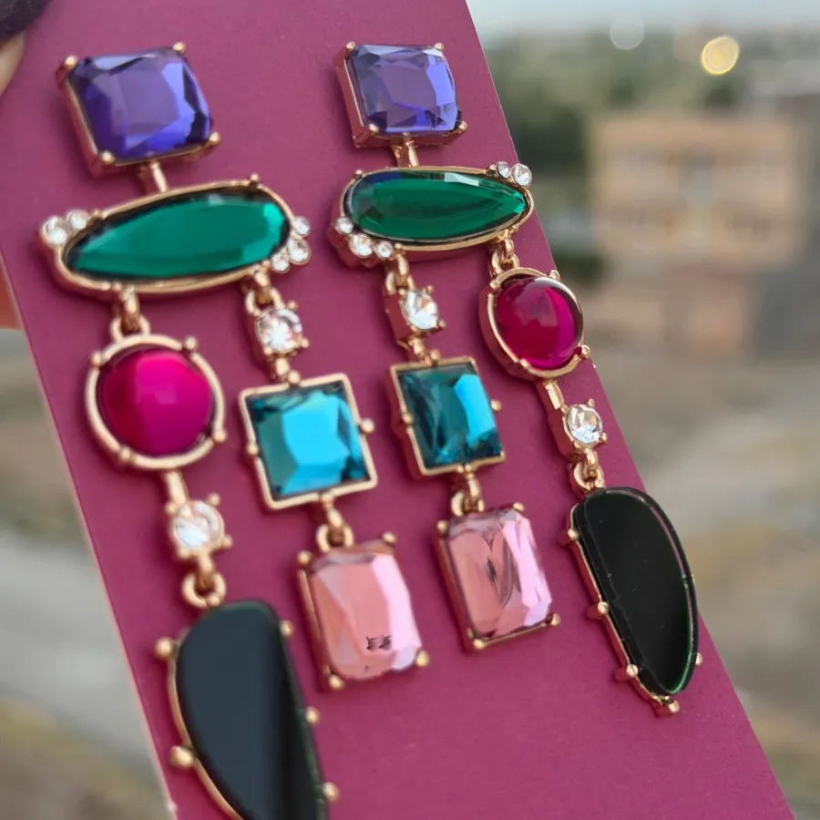 گوشواره فول جواهر accesso