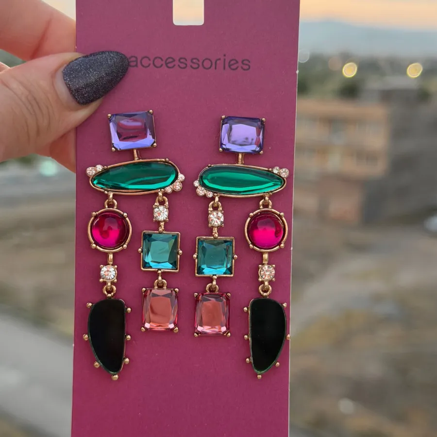 گوشواره فول جواهر accesso