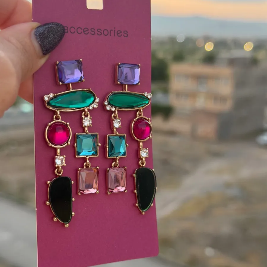 گوشواره فول جواهر accesso