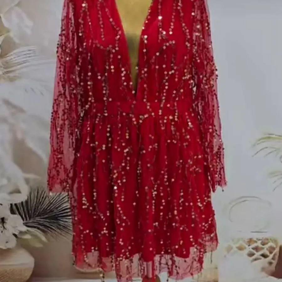 لباس مجلسی پولکی